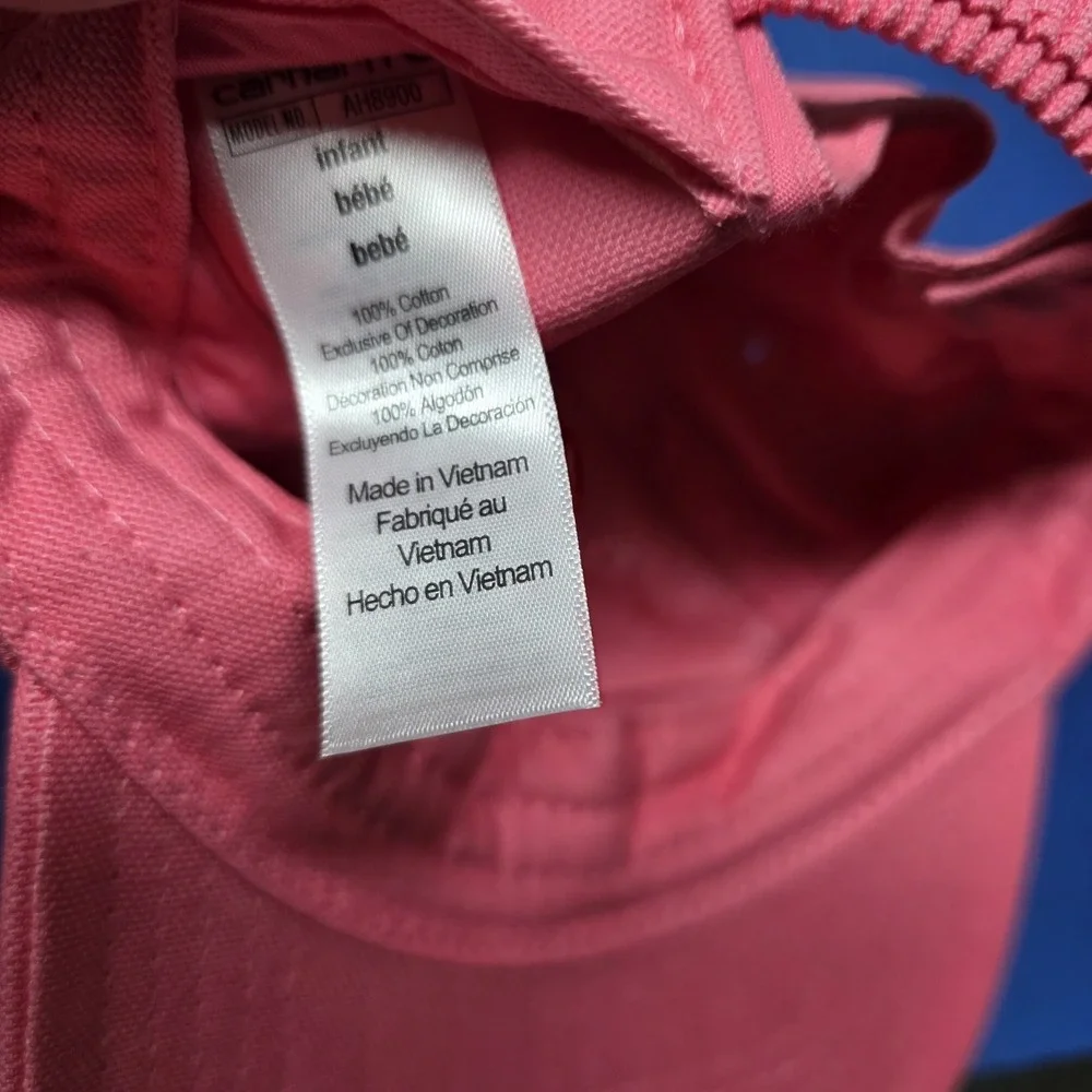 Carhartt Infant Hat Barbie Pink Elastic Baseball Cap AH8900 Baby Toddler Pink